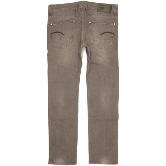 G-Star Revend Men Grey Straight Regular Stretch Jeans W36 L33