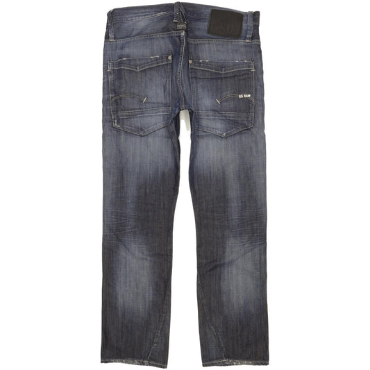 G-Star Victor Men Blue Straight Regular Jeans W36 L32