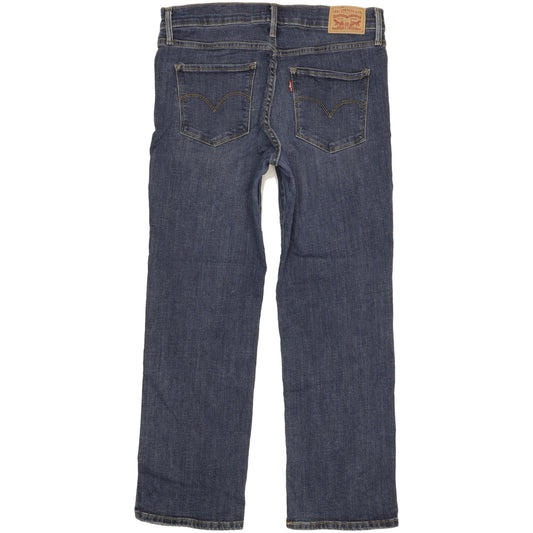 Levi's 314 Shaping Women Blue Straight Slim Stretch Jeans W30 L27