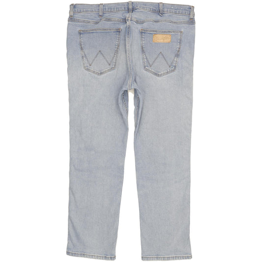 Wrangler Greensboro Men Blue Straight Regular Stretch Jeans W40 L29