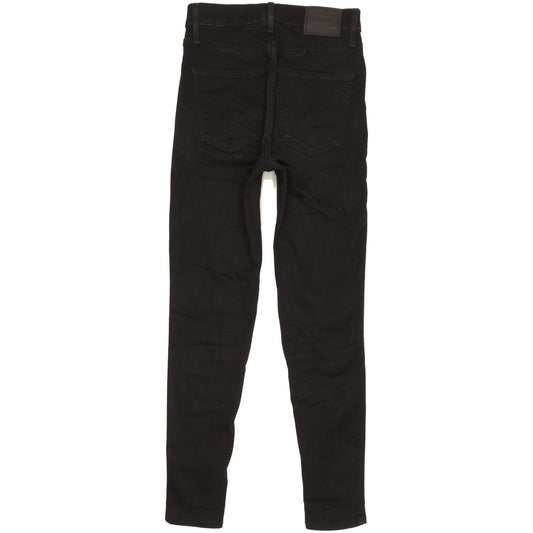 Levi's Mile Women Black Skinny Slim Stretch Jeans W26 L28