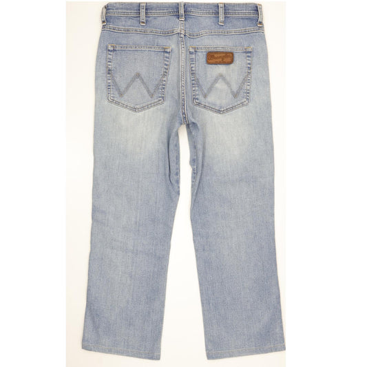 Wrangler Arizona Men Blue Straight Regular Stretch Jeans W32 L25