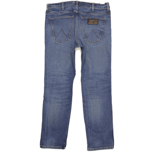 Wrangler Greensboro Men Blue Straight Regular Jeans W33 L29