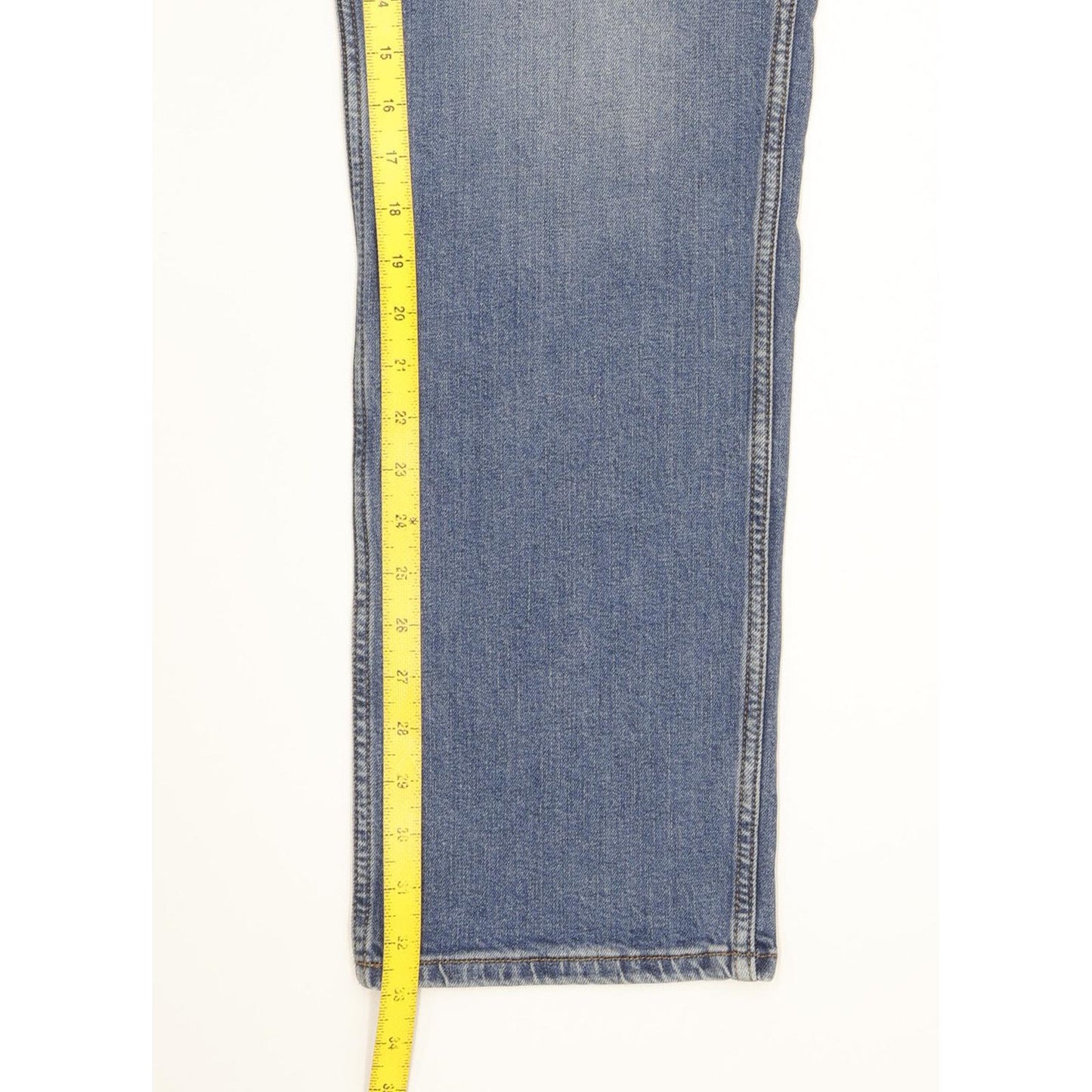 Wrangler Greensboro Men Blue Straight Regular Stretch Jeans W38 L33