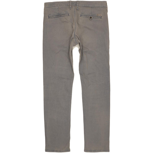 Mustang Ohio Men Blue Straight Slim Chino Stretch Jeans W33 L32