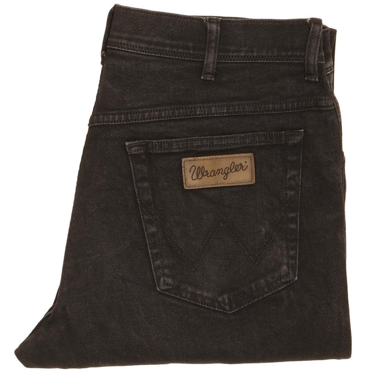 Wrangler Texas Men Black Straight Regular Jeans W35 L30