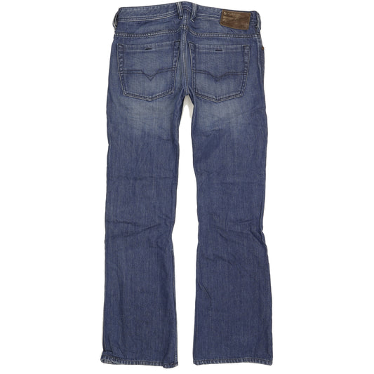 Diesel Zathan Men Blue Bootcut Slim Jeans W31 L33
