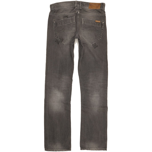 Mustang New Oregon Men Grey Straight Slim Jeans W30 L34