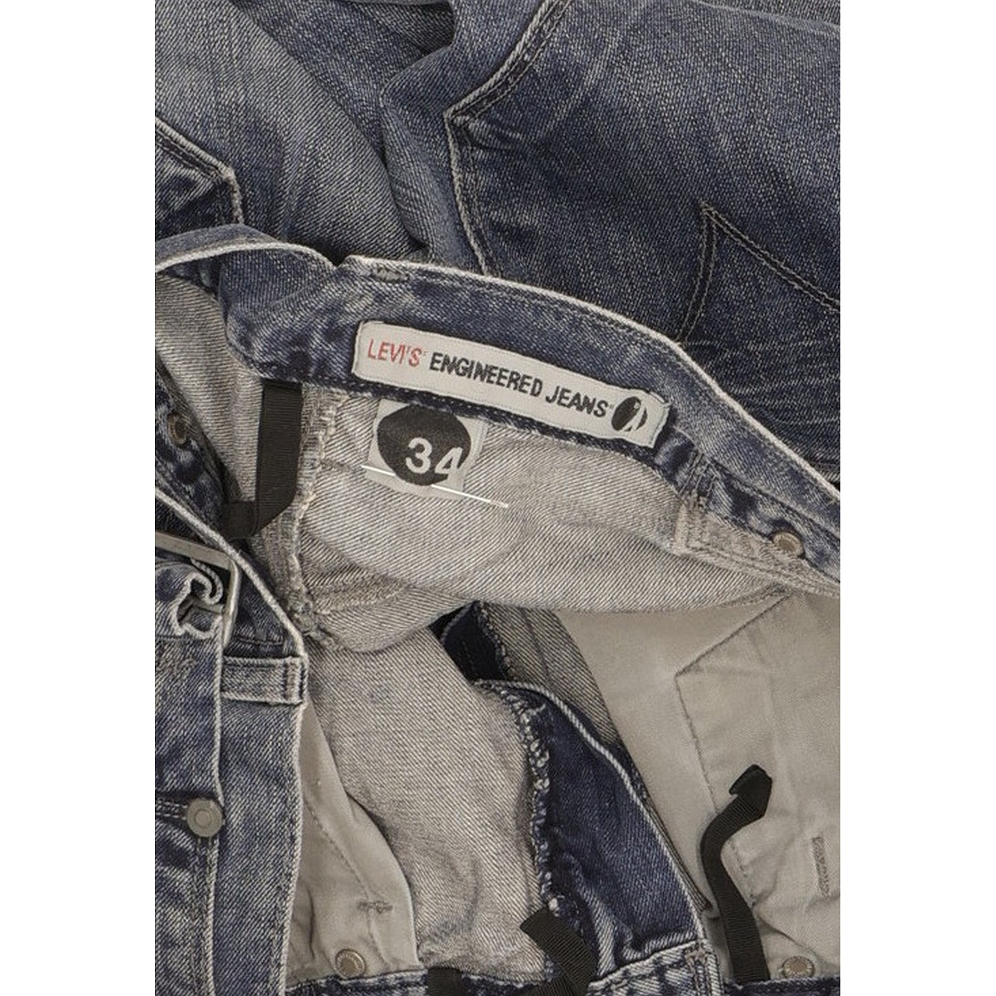 Levi's Engineered Men Blue Straight Relaxed Jeans W34 L29