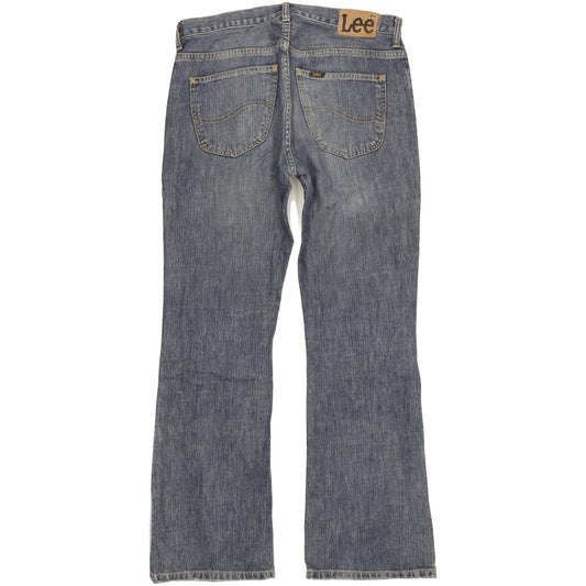 Lee Denver Men Blue Bootcut Regular Jeans W33 L32