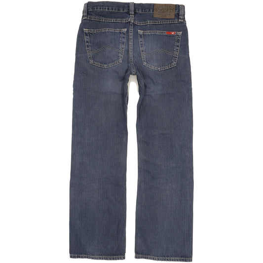 Mustang Men Blue Bootcut Regular Jeans W32 L31