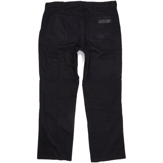 Wrangler Peak Men Black Straight Regular Jeans W38 L32