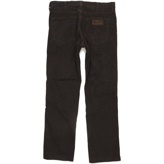 Wrangler Arizona Men Black Straight Regular Stretch Jeans W34 L30