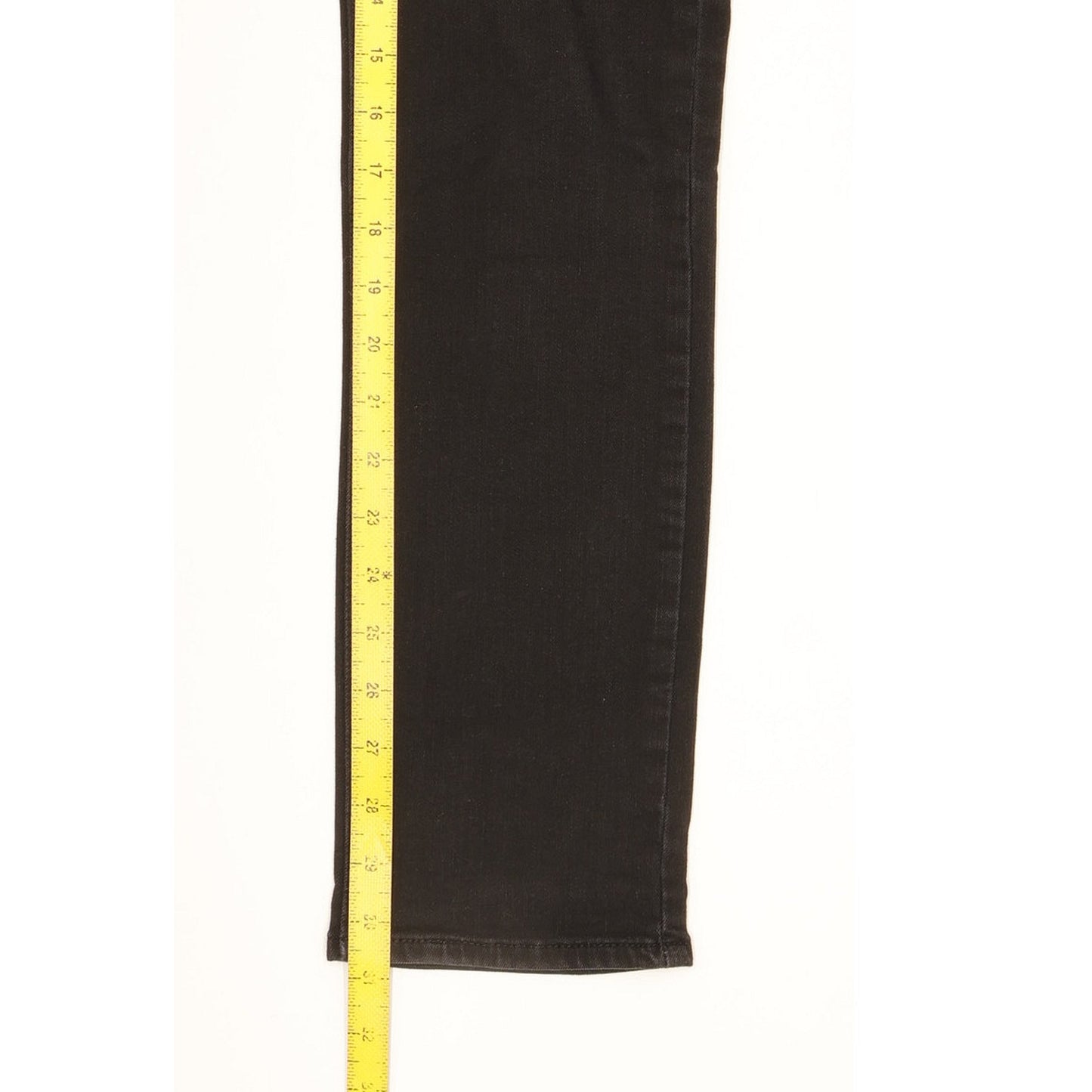 Levi's 712 Women Black Straight Slim Stretch Jeans W28 L31