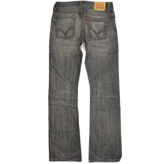 Levi's 512 Men Blue Bootcut Slim Jeans W32 L36