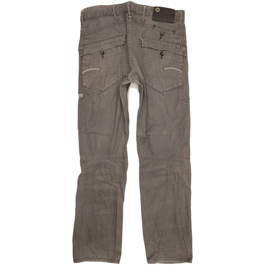 G-Star Space Nomads Men Grey Straight Regular Jeans W33 L32