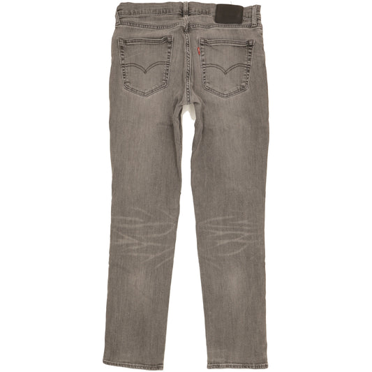 Levi's 511 Men Grey Straight Slim Stretch Jeans W33 L31