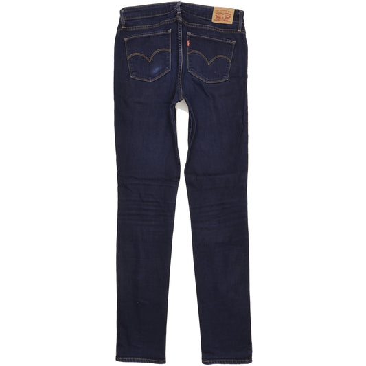 Levi's 712 Women Blue Straight Slim Stretch Jeans W30 L33