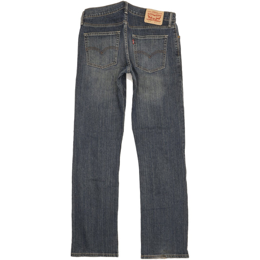 Levi's 514 Men Blue Straight Slim Stretch Jeans W33 L34