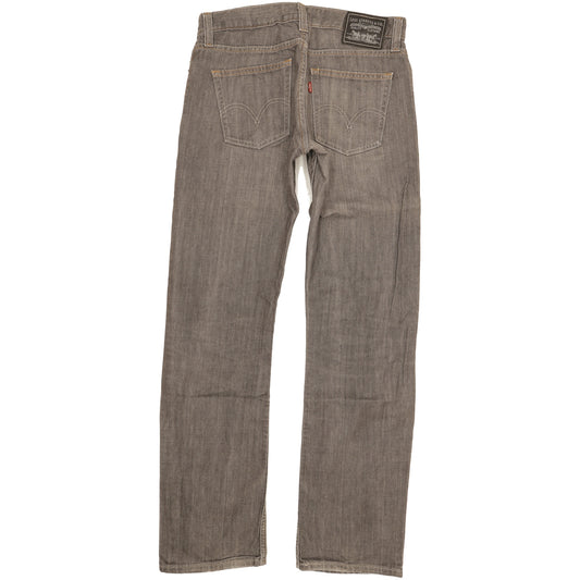 Levi's 514 Men Grey Straight Slim Jeans W33 L34
