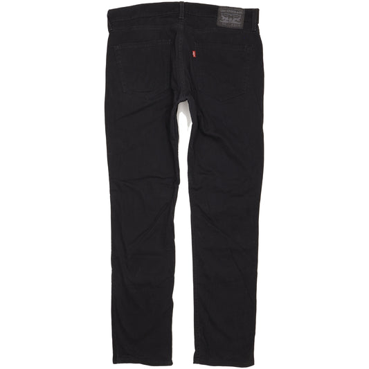 Levi's 511 Men Black Straight Slim Stretch Jeans W36 L34