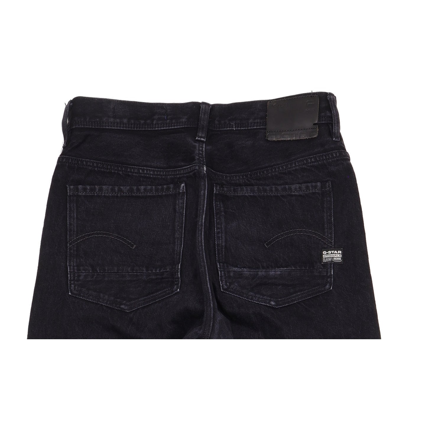 G-Star Stray Ultra Black Straight Loose Jeans High Waisted W30 L30