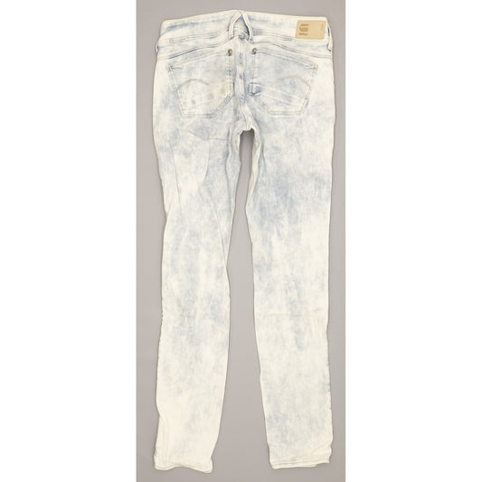 G-Star Lynn Women Blue Skinny Slim Stretch Jeans W28 L32