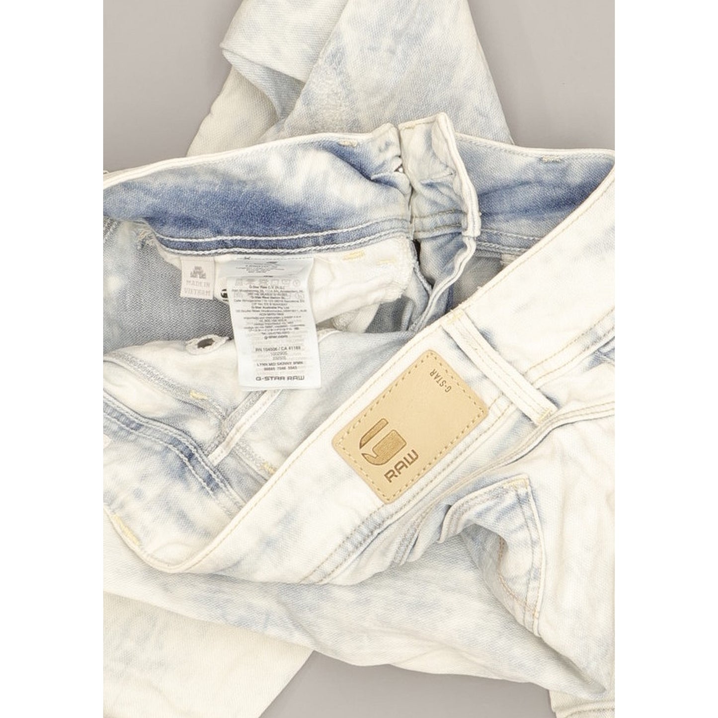 G-Star Lynn Women Blue Skinny Slim Stretch Jeans W28 L32