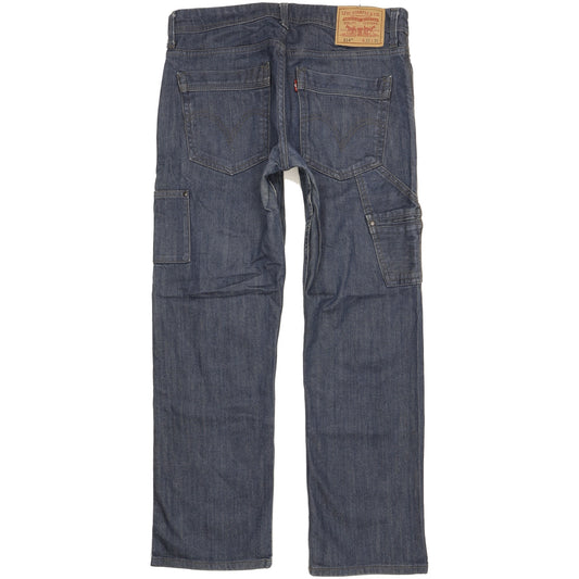 Levi's 514 Men Blue Straight Slim Stretch Jeans W33 L28