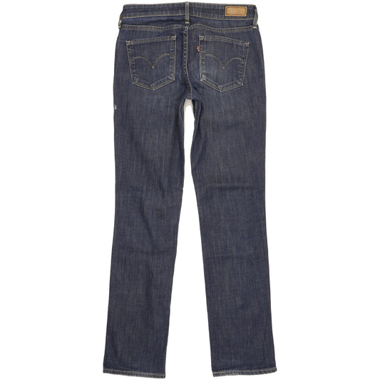 Levi's Demi Curve Women Blue Straight Slim Stretch Jeans W26 L31