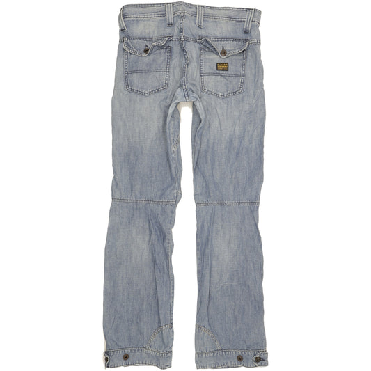 G-Star Lowcom Men Blue Straight Regular Jeans W32 L34