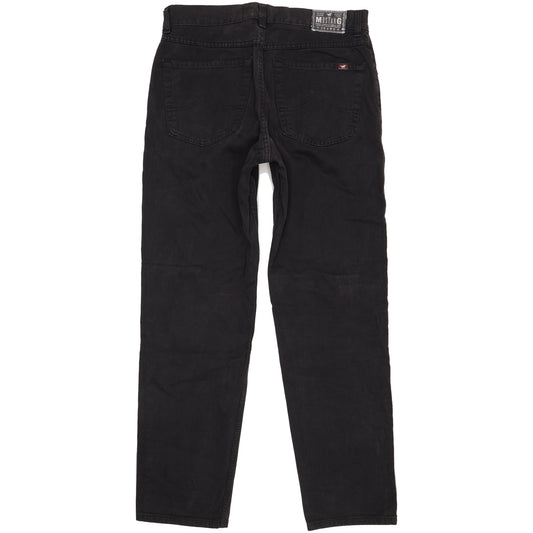 Mustang Michigan Men Black Straight Regular Jeans W34 L32