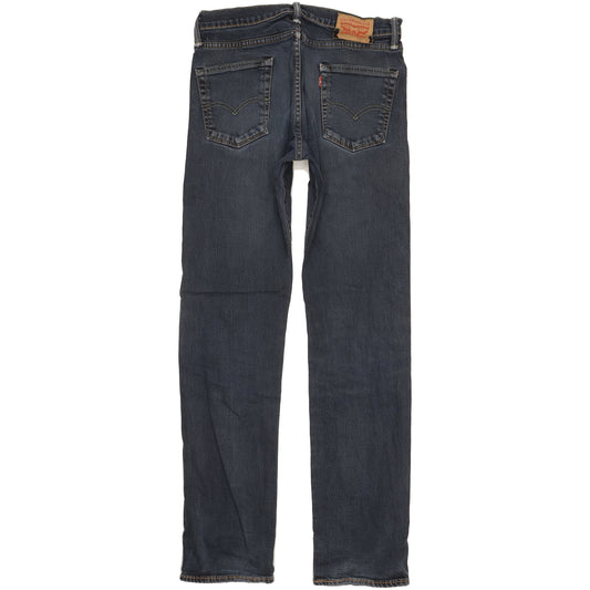 Levi's 513 Men Blue Straight Slim Stretch Jeans W30 L34