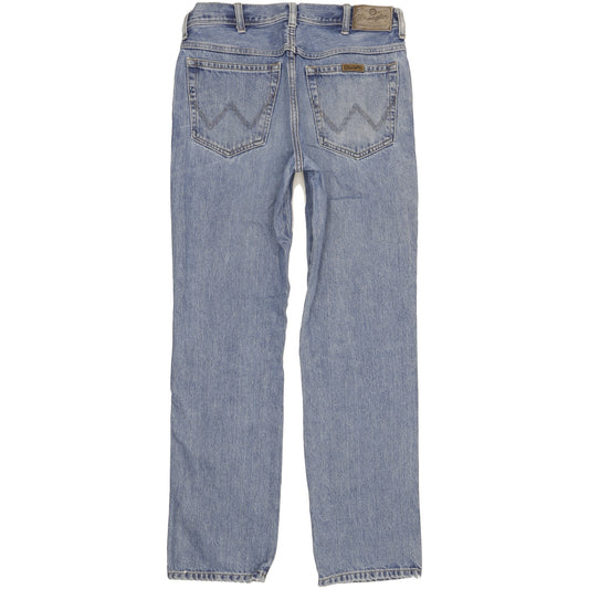 Wrangler Durable Quality Men Blue Straight Regular Jeans W33 L32