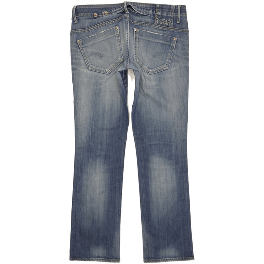 G-Star Midge Women Blue Straight Slim Stretch Jeans W32 L31