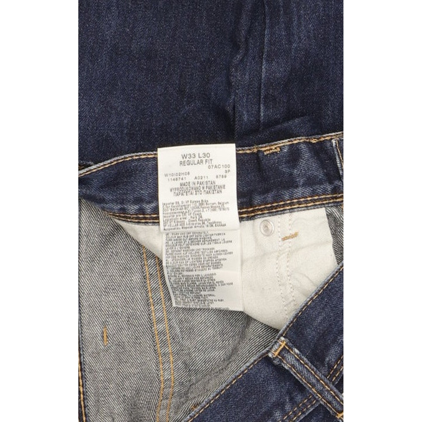 Wrangler Men Blue Straight Regular Jeans W33 L30
