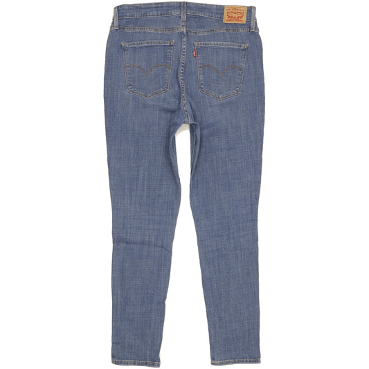 Levi's 721 Blue Skinny Slim Stretch Jeans High Waisted W33 L30