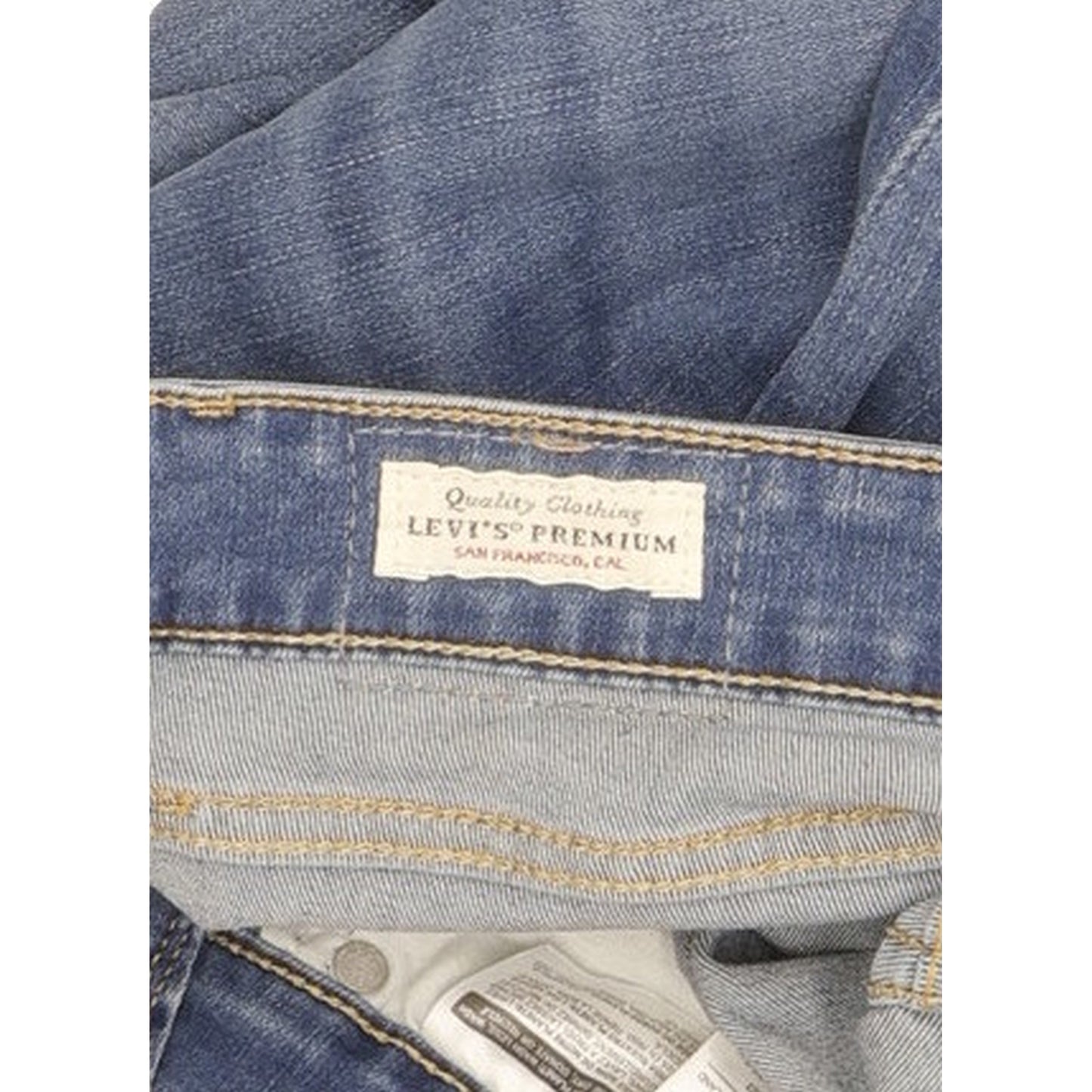 Levi's 721 Blue Skinny Slim Stretch Jeans High Waisted W30 L30