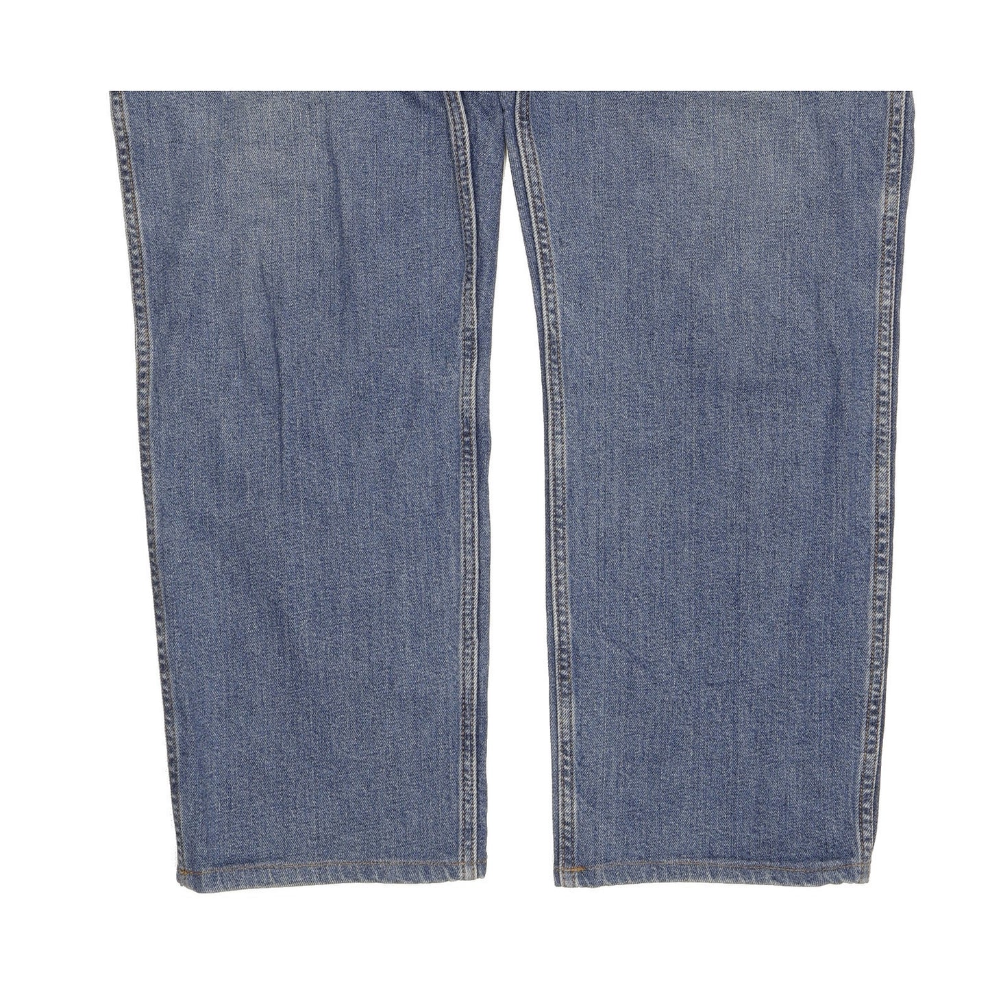 Wrangler Greensboro Men Blue Straight Regular Stretch Jeans W38 L27