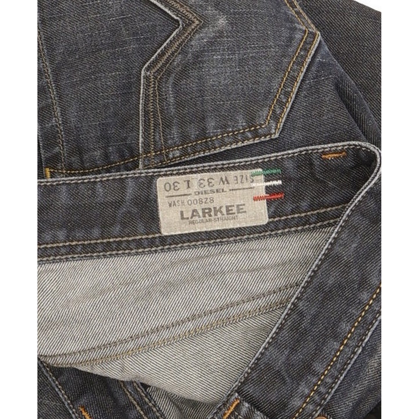 Diesel Larkee Men Blue Straight Regular Jeans W33 L30