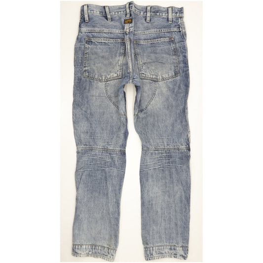 G-Star Elwood Men Blue Straight Regular Jeans W33 L32