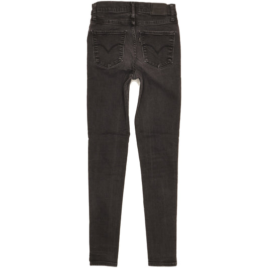 Levi's 720 Women Black Skinny Slim Stretch Jeans W26 L29