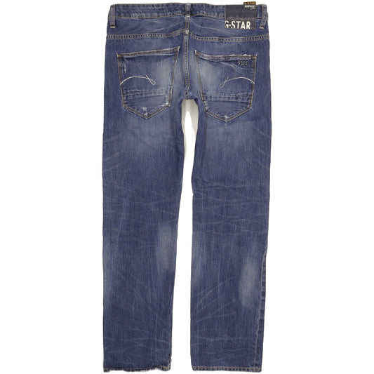 G-Star Morris Men Blue Straight Regular Jeans W33 L31