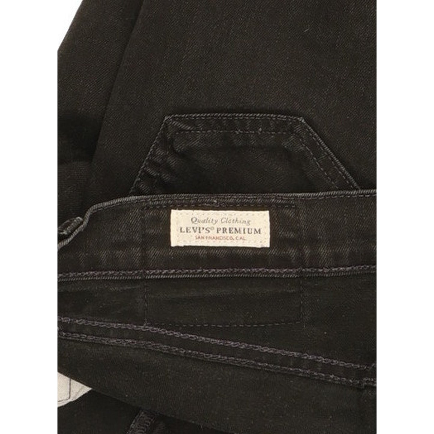 Levi's 511 Men Black Straight Slim Stretch Jeans W32 L32