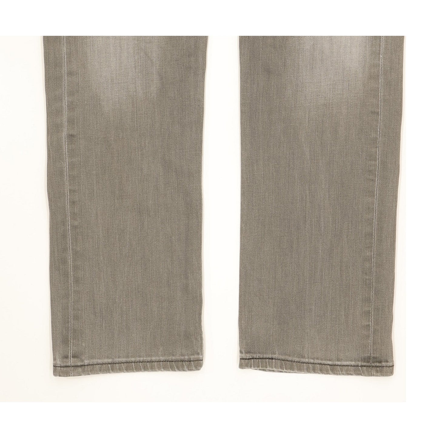 Levi's 504 Men Grey Straight Regular Stretch Jeans W33 L29