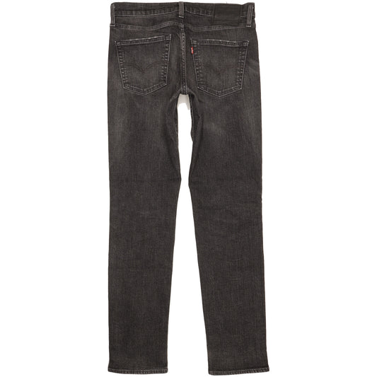 Levi's 511 Men Black Straight Slim Stretch Jeans W32 L34