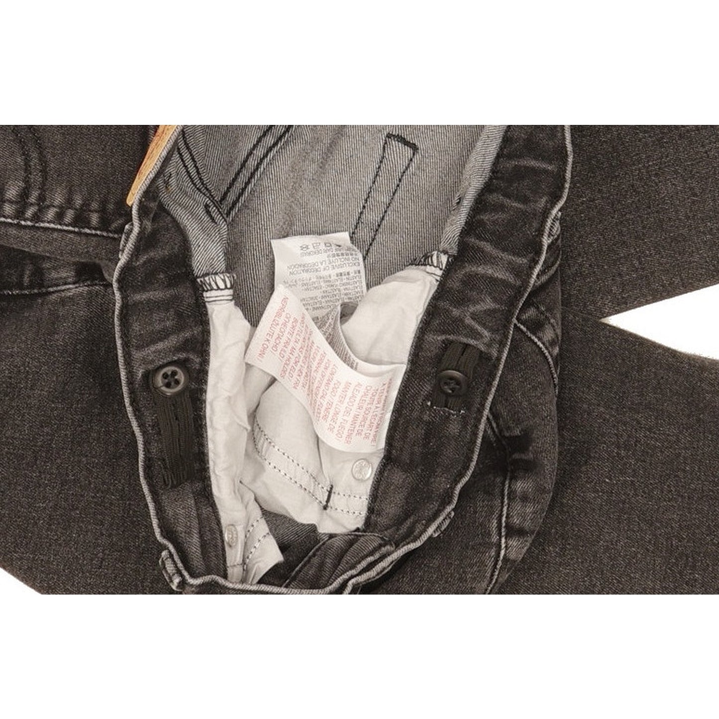 Levi's 502 Kids Black Tapered Regular Jeans W26 L29