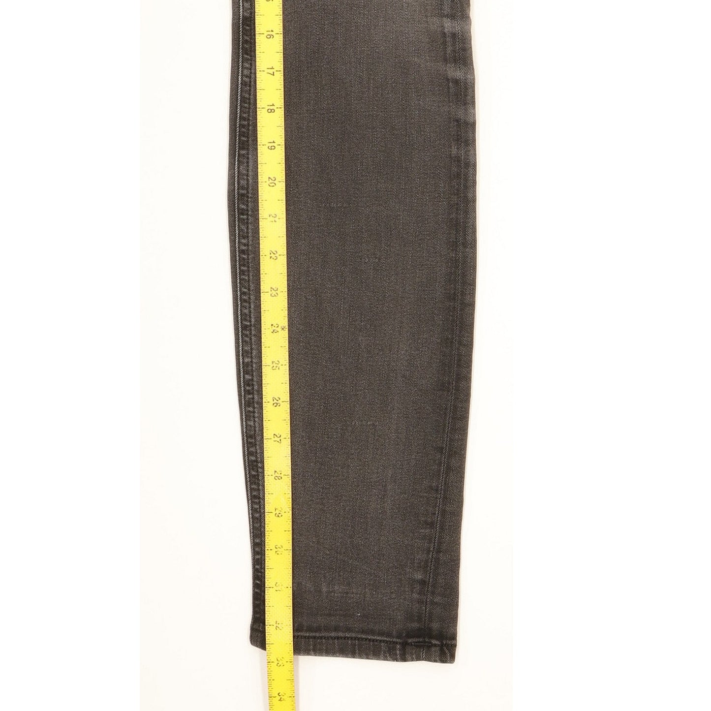 Lee Malone Men Black Skinny Slim Stretch Jeans W33 L33