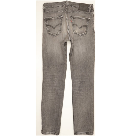 Levi's 511 Men Grey Straight Slim Stretch Jeans W34 L34