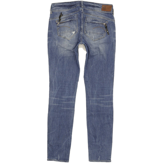 G-Star Midge Cody Women Blue Skinny Slim Stretch Jeans W29 L32